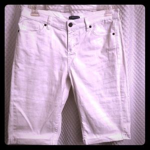 Women White Bermuda Shorts like new
